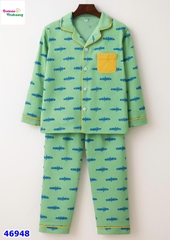 Pyjama xanh cá sấu
