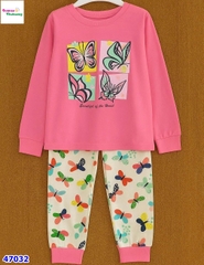 Bộ dài HuniKid bướm hồng