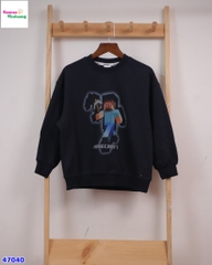Sweater Banbino xanh đen Minecraft