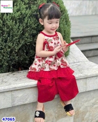 Set yếm MLS Hằng Nga - Màu đỏ