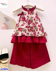 Set yếm MLS Hằng Nga - Màu đỏ