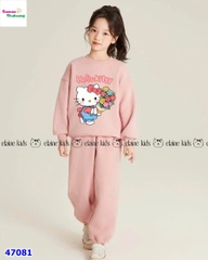 Set dài Elaine hồng Hello Kitty