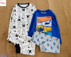 Bộ dài HuniKids trắng động vật