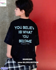 Áo Banbino đen You believe