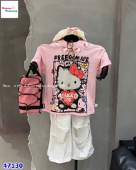 Áo thun hồng HelloKitty