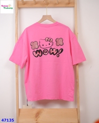 Áo thun HelloKitty nơ đỏ