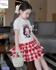 Set váy J&J trắng bạch tuyết