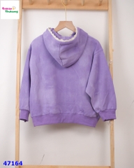 Hoodie tím cô gái