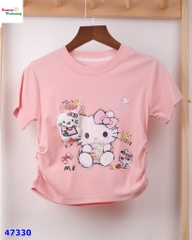 Áo Chaoboy hồng Kitty bông