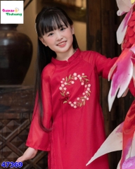 Áo dài Cúc Chi đỏ Nguyên Đán