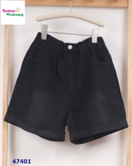Quần short jean đen Miu