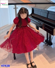 Đầm tiệc Sofia đỏ đính cườm