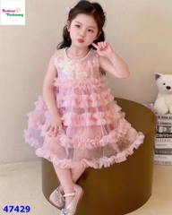 Đầm tiệc Sofia tầng hồng