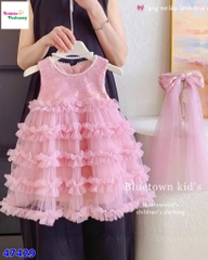 Đầm tiệc Sofia tầng hồng
