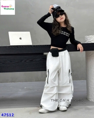Quần Chaoboy trắng túi hộp dây kéo