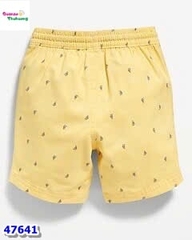 Quần short kaki vàng chấm bi