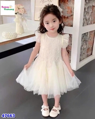 Đầm tiệc voan đính cườm