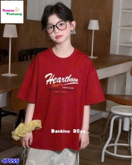 Áo Banbino đỏ Heartboon
