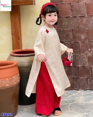 Áo dài Oli trắng