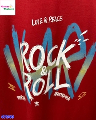Áo Banbino đỏ Rock