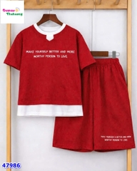 Bộ short Cola đỏ Make your self
