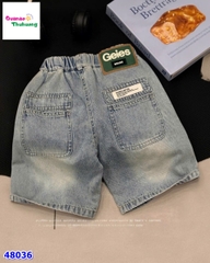 Quần short jean xanh Geies