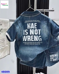 Set sơ mi + quần short jean