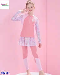 Bộ bơi dài hồng Kitty