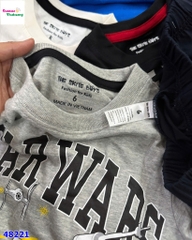 Bộ short thun xám máy bay