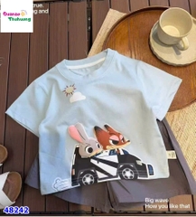 Bộ áo xanh cáo & thỏ 3D