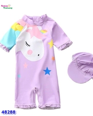 Bộ bơi liền tím Unicorn