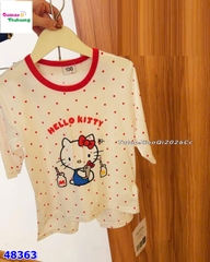 Bộ Tencel W kem Hello kitty