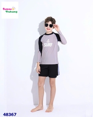 Bộ bơi dài tay xám Surf