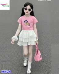 Set váy MiaKid hồng con ngựa
