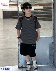 Set bộ sọc xám
