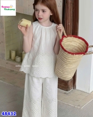 Set bộ MLS trắng dập hoa