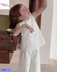 Set bộ MLS trắng dập hoa