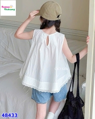 Set bộ MiaKid áo trắng, quần jean