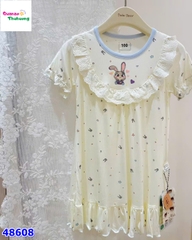 Đầm ngủ Tobela kem thỏ