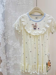 Đầm ngủ Tobela kem thỏ