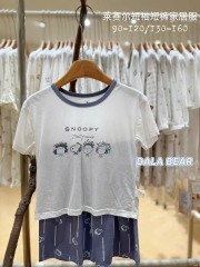 Bộ Tencel kem snoopy