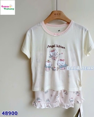Bộ Tencel T kem Kitty Angel