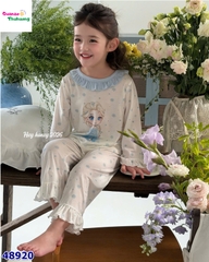 Bộ Tencel dài Honey trắng Elsa