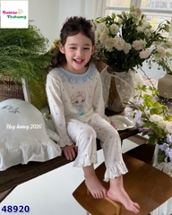 Bộ Tencel dài Honey trắng Elsa