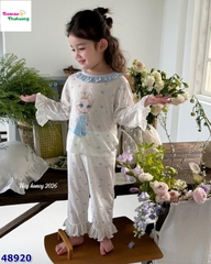 Bộ Tencel dài Honey trắng Elsa