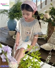 Đầm ngủ Honey trắng Elsa