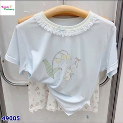 Bộ Tencel xanh thỏ