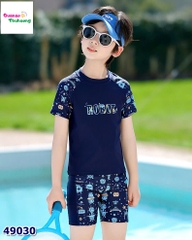 Bộ bơi xanh đậm Robot