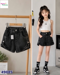 Quần short jeanM+ màu đen