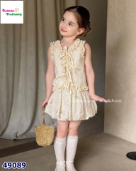 Set váy J&J kem dập hoa